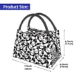 thumbnail image 2 of Lafuoo Cute Panda (3) Pattern Portable Aluminum Film Insulated Refrigerated Lunch Bag, Zippered Cooler Bag/Hot Bag for Food and Beverag-One Size, 2 of 7