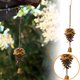 thumbnail image 4 of Bearachild Colgante de campana de piña, de metal, resistente al agua, ideal para Navidad, Pascua y otoño, con un toque artístico único para en Decoración del hogar, 4 of 6