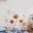 thumbnail image 4 of Jimin Boho Flower Wall Stickers, Wildflower Floral Grass Peel and Stick, Wall Art Decals for Living Room Bedroom TV Wall, 4 of 8