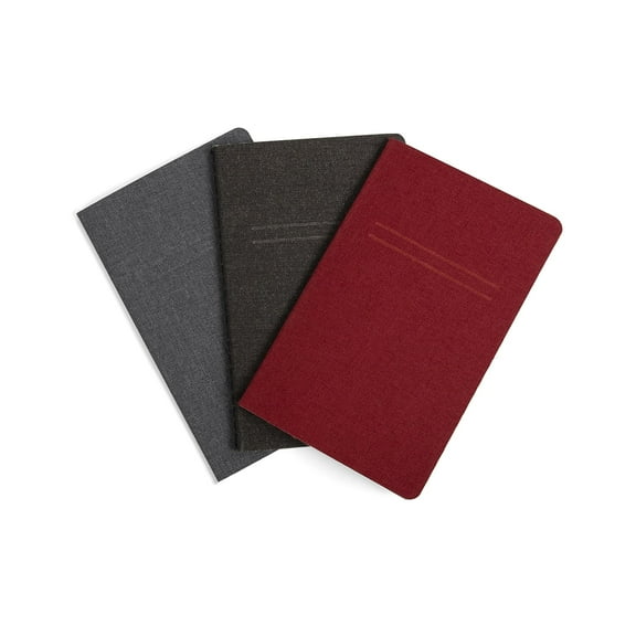 Staples TRU RED Pocket Journal Assorted Colors 9/Carton TR58426VS