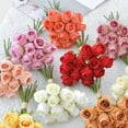 thumbnail image 5 of AFQH Artificial rose wedding decoration flower wall feel artificial fake flower, 5 of 9