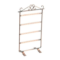 1X Display Stand Home Creative Hanging Jewelry Gift Display Stand Holder Earrings Storage Rack Home Textile Storage