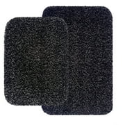 Mainstays 2 Piece Bath Rug Set Rich Black