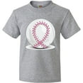 thumbnail image 3 of Inktastic Pink Breast Cancer Ribbon Baseba Youth T-Shirt, 3 of 5
