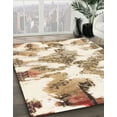 thumbnail image 2 of Ahgly Company Indoor Square Abstract Beige Abstract Area Rugs, 8' Square, 2 of 6