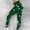 Green 4, variant on BLTIBY 2025 Womens High Waist St Patrick's Day Leggings Gym Workout Printed Tummy Control Yoga Pants Fashion Casual Trousers Green 4 XL