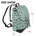 thumbnail image 2 of Sikiie winter ski Dachshund Women Genuine Leather Backpack Fashion Rucksack Daypack Leather Casual Travel Backpacks for Women, 2 of 4