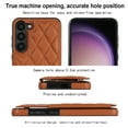 thumbnail image 5 of Allytech Flip Wallet Case for Samsung Galaxy S24 Plus with Card Slots, Premium PU Leather [RFID Blocking] [Double Magnetic Button] Kickstand Shell, Shockproof Anti-Fall Protective Case - Brown, 5 of 7