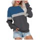 thumbnail image 1 of Puntoco Moda Mujer Jersey Cuello Redondo Manga Larga Color Blusas Suéter tops Puntoco Puntoco-3425, 1 of 7