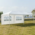 thumbnail image 6 of Topcobe 10' x 20' Canopy Tents for Outside, Waterproof Six Sides Two Doors Tents and Canopies Gazebo for Wedding, Party, Commercial Event, White, 6 of 7