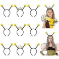 thumbnail image 2 of 9pcs Antenna Bee Hair Hoops Lifelike Bee Headbands Party Headwears For Performance Cosplay Festivals Party, 2 of 2