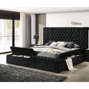 Wood Material | Glam Bed for a Sophisticated Look | Create a Luxurious Bedroom Atmosphere