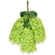 thumbnail image 2 of Falso bastón de glicina colgante de flores de seda para decoración del hogar, boda, fiesta (12 piezas, verde) Rojo Verde, 2 of 5