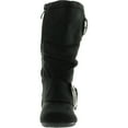 thumbnail image 3 of Link Girls Two Buckle Side Zipper Faux Suede Boots (Toddler/Little Kid/Big Kid), 3 of 4