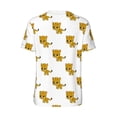 thumbnail image 3 of Rocae Leopard Print for Breathable Men's Baseball T-Shirt Fashionable Casual Baseball Jersey, Moisture-wicking Sportswear Small, 3 of 9