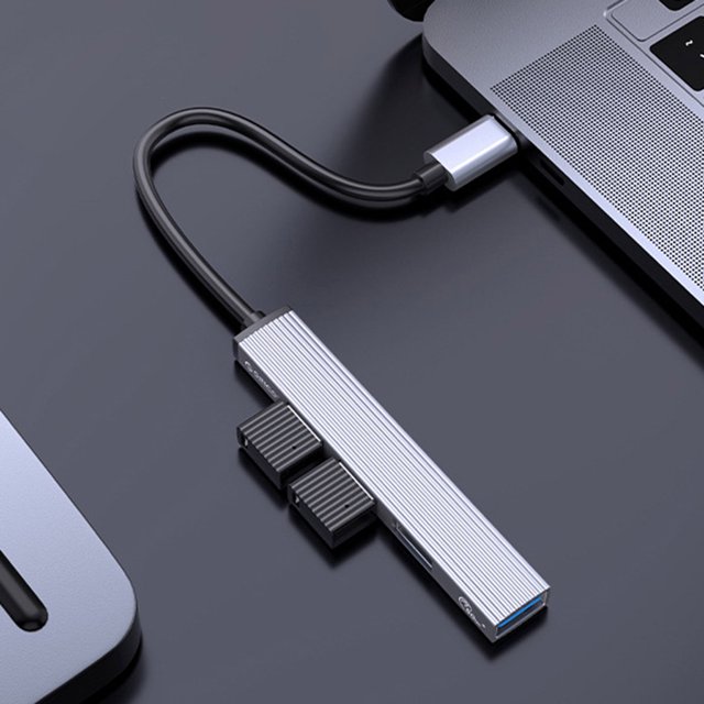 ORICO USB3.0 USB2.0 Multi HUB Splitter Aleación de aluminio 4 puertos Estación de acoplamiento USB