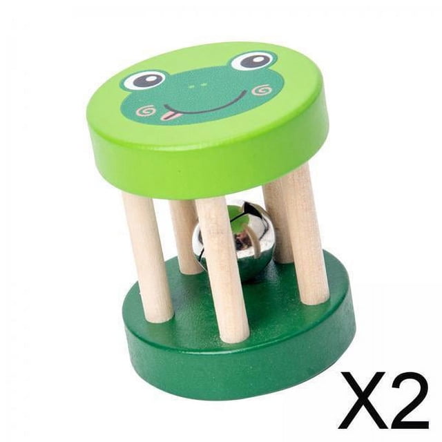 Set de Juguetes Interactivos para Bebés con Campana Y Estímulos Sensoriales 2 piezas