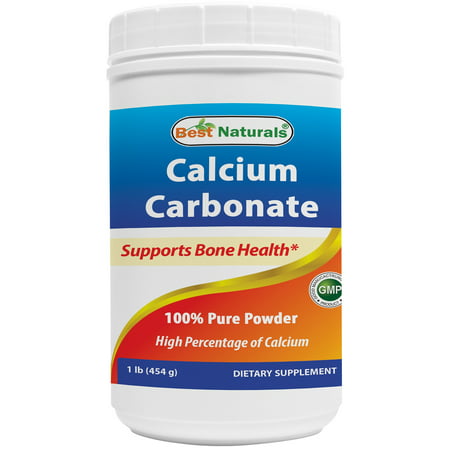 Best Naturals Calcium Carbonate 1 Pound - Food (Best Coral Calcium Powder)