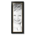 thumbnail image 2 of ArtToFrames 7x21 inch Black Velvet with Gold Picture Frame, Black MDF Poster Frame (4690), 2 of 7