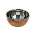 thumbnail image 5 of Set of 2 - Copper Stainless Steel Tableware - Dishes Serving Bowl for Indian Food - Dia 5 Inches, 5 of 5