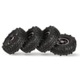 thumbnail image 1 of 4Pcs AUSTAR AX-4020H 1.9 Inch 110mm 1/10 Rock Crawler Tires with Plating Beadlock Wheel Rim, 1 of 7