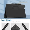 thumbnail image 4 of Fintie PU Leather Cases for Onn. 10.1" Tablet (2022 Model 100071485) - Folio Cover With Stylus Holder, Black, 4 of 7