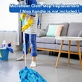 thumbnail image 4 of MesaSe 2 Packs Microfiber Cloth Mop Refill +1 Mop Handle Compatible with  QuickWring Bucket  For  Microfiber Cloth Mop Head, 4 of 5