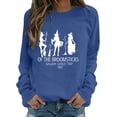 thumbnail image 2 of YVNAURA Women's Oversized Halloween Vintage Witch Sweatshirt Graphic Pullover Salem Witch Trials Crewneck Long Sleeve Casual Fall Spooky Season Top Witchy Gift 1 Pack, Blue,L, 2 of 4