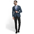 thumbnail image 4 of Elina fashion Men's Formal Blazer Jacket Comfort Stretch Suit Jacket, 4 of 8