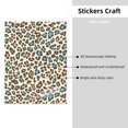 thumbnail image 3 of Crystal Paste 10.4×7.8in Good Viscosity, Bright Color And Eye-Catching Easy To Distinguish For Glass Metal Plastic Leopard Print Style Paleturquoise_2, 3 of 8