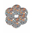 thumbnail image 7 of 15 Inch Round Placemats Set of 6, Orange Blue Pumpkins Fall Non Slip Heat Insulation PP Table Mats, Weeping Botanical Thanksgiving Plaid Washable Place Mats for Kitchen Dining Party Table Decor, 7 of 7