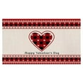 thumbnail image 2 of KCEHTA Valentines Door Mat, Valentines Day Welcome Mat Non Slip Washable Love Heart Valentines Day Doormat Indoor Outdoor Front Door Porch Wedding Anniversary Valentines Day Decorations Home Decor, 2 of 4
