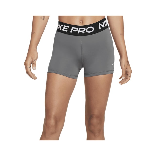 Pantalones cortos Nike 365 3 para mujer, gris oscuro | negro, talla S