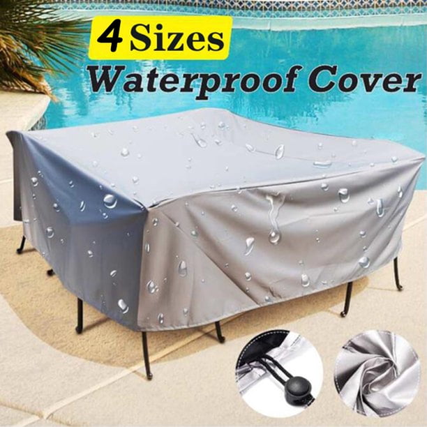 Outdoor Furniture Dust Cover Waterproof Dustproof Patio Garden Table