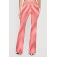 thumbnail image 4 of Women's Striped Fold Over Flare Pants, 4 of 4