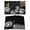 Black White, variant on Dandelion Placemats Set of 6, Black White Modern Country Rustic Plants Placemats for Dining Table, Place Mats for Kitchen Tabletop, Waterproof Wipeable Dining Table Mats Set