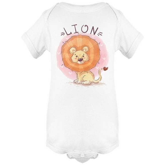 Cute Little Lion With Mane Bodysuit Infant -Image by Shutterstock,  Newborn