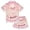 Cute Pig, variant on Pajama Sets for Boys&Girls, Soft Silky Satin Button-Up Pjs with Shorts for Spring/Summer, Cute Bear L