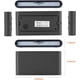 thumbnail image 3 of Aplique de pared exterior de aluminio, lámpara de pared impermeable, 6 W, 3000 K, luz cálida, luz de seguridad para porche, IP54 resistente al agua, iluminación exterior de arriba a abajo, color negro, 3 of 4