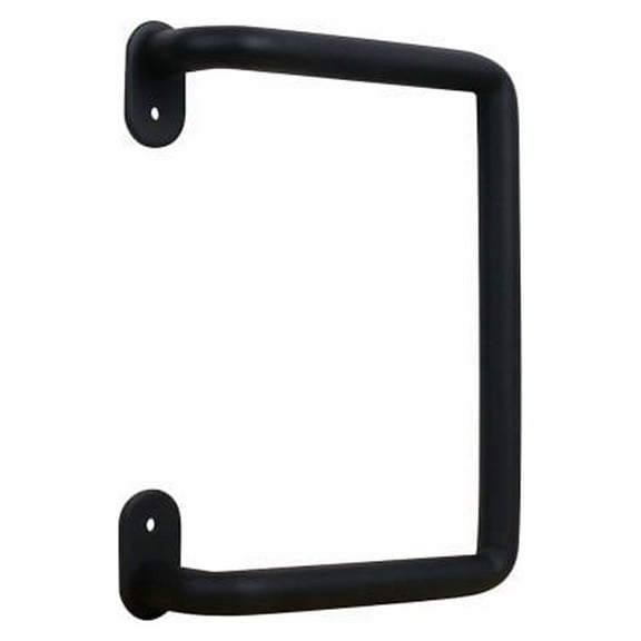 National Hardware N700-103 Troy Bar Sliding Door Bar Pull, Modern, Matte Black, 8 In. - Quantity 2