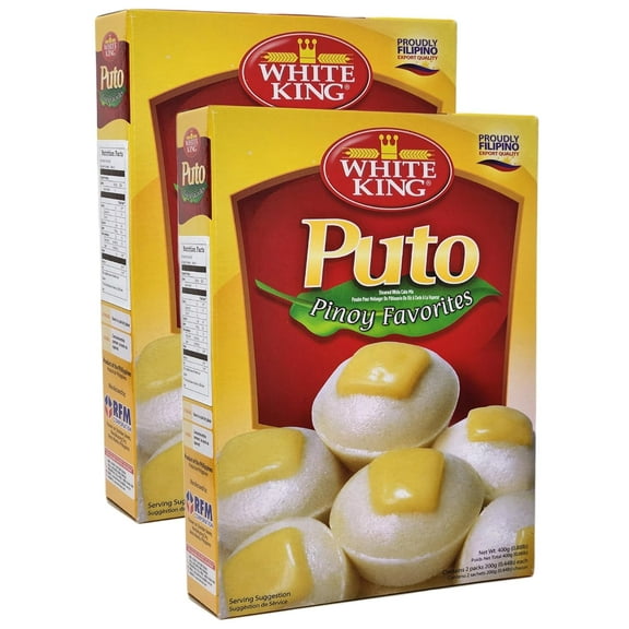 White King - Traditional Classic - Popular Steamed White Cake Mix (Net Wt. 400G)