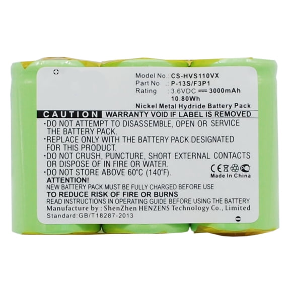 Replacement Battery for Hoover P-13S/F3P1,3000mAh/3.6V