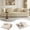 Beige, variant on Eyisean 74" Convertible Sleeper Sofa Bed, 5-in-1 Floor Sofa with Removable Armrests, Corduroy Fabric Boneless Couch, No Assembly, for Living Room, Dorm, Studio
