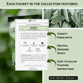 thumbnail image 2 of Italian Herb Garden Seed Collection - Non GMO Varieties - 5 Count, 2 of 5