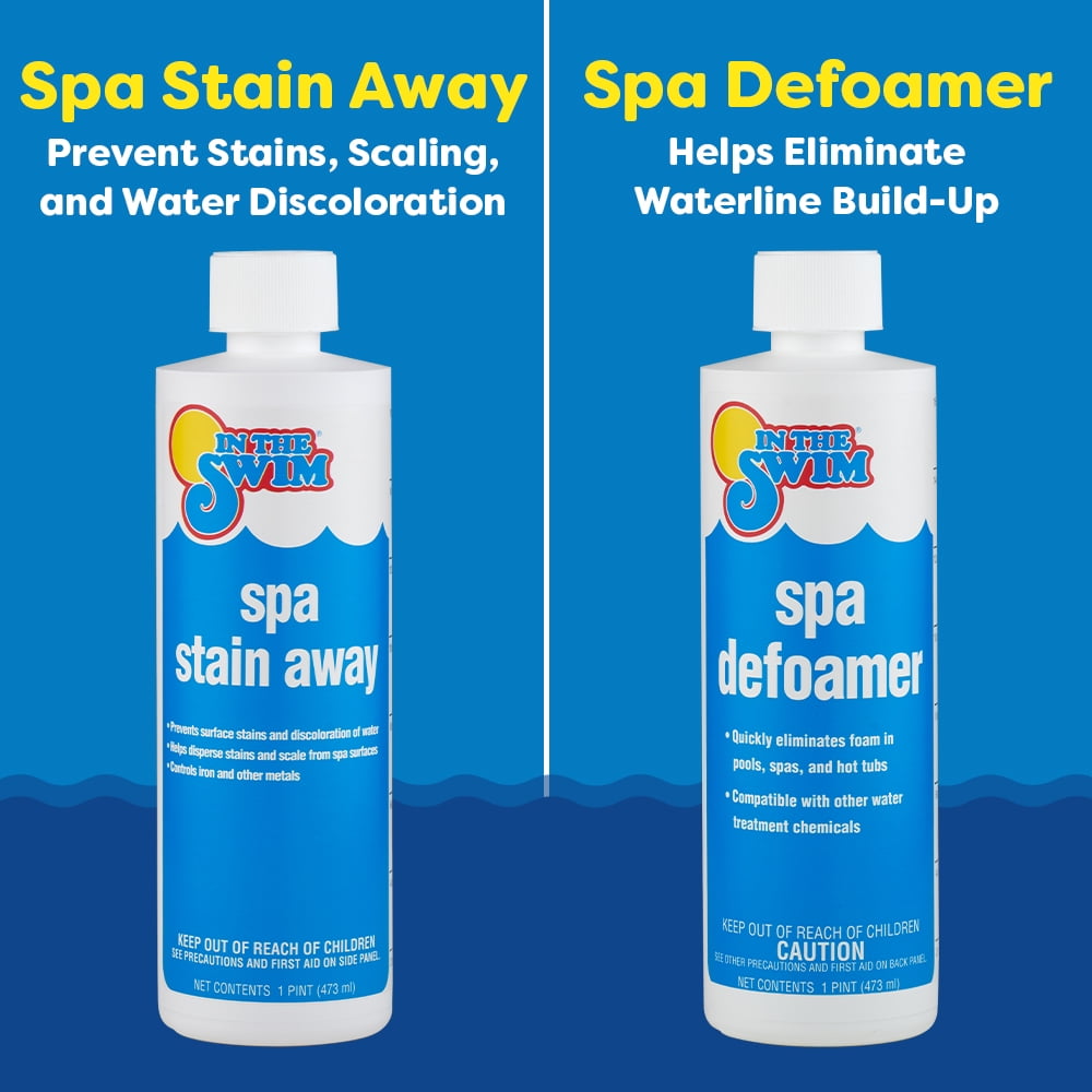 In The Swim Spa and Hot Tub Maintenance Kit and Bromine Plus Bundle – Pre-Stabilized, Low Odor, Chlorine Alternative KSPAMNT01AZ_Bro