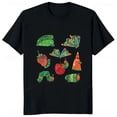 thumbnail image 4 of The Very Hungry Caterpillar Cartoon Printed Tshirt Summer Style Casual Fashion Couples Clothing Y2K Harajuku Unisex Tees, 4 of 9