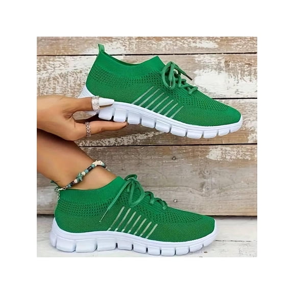 Women's Breathable Athletic Shoes with Lightweight Mesh Upper and Comfortable Soft Sole for Daily Commuting