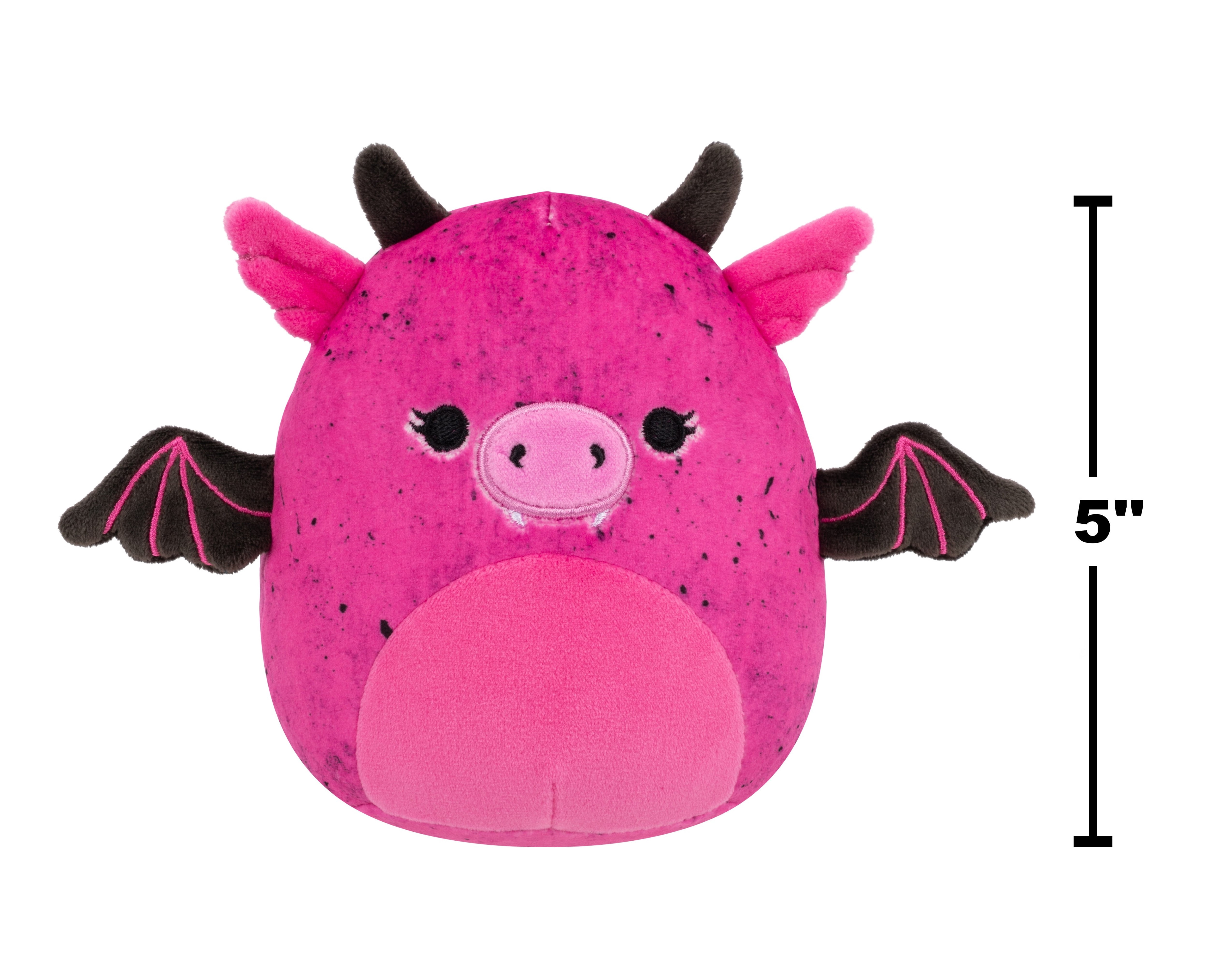 Squishmallows Official 5 inch Bianca the Hot Pink Gargoyle - Child's Ultra Soft Stuffed Plush Toy