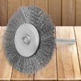 thumbnail image 1 of 10 Pcs Brosse à Roue en Fil, Brosse à Roue en Fil d'Acier Fin de 1,5 Pouces/1 Pouce pour Perceuse, Tige Ronde de 1/8 Pouce, 1 of 8