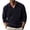 Black, variant on Mens Polo Sweater Long Sleeve Classic Twisted Knitted Pullover for Business Casual Golf Daily Wear